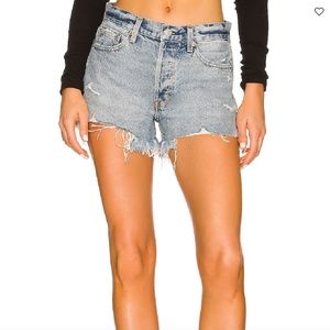 PISTOLA Nova High Rise Cut Off in Paloma